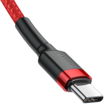 Baseus CATKLF-G09 USB-C - USB-C PD QC cable 60W 3A 480Mb / s 1m - red