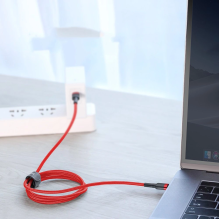 Baseus CATKLF-G09 USB-C - USB-C PD QC cable 60W 3A 480Mb / s 1m - red