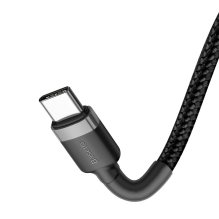 Baseus CATKLF-GG1 USB-C - USB-C PD QC cable 60W 3A 480Mb / s 1m - black and gray