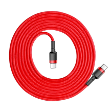 Baseus CATKLF-H09 USB-C - USB-C PD QC cable 60W 3A 480Mb / s 2m - red