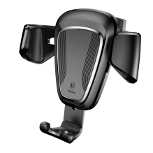 Baseus Gravity Car Mount gravity air vent car holder for 4-6&quot; phone black (SUYL-01)