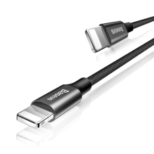 Baseus Yiven fabric braided cable USB / Lightning 1.2M black (CALYW-01)