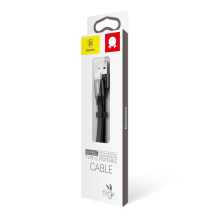 Baseus Nimble flat cable USB / USB-C cable with holder 2A 0.23M black (CATMBJ-01)