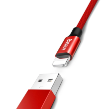 Baseus Yiven USB / Lightning Cable with Material Braid 1,8M red (CALYW-A09)