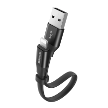 Baseus Nimble USB-A / Lightning 2A laidas 0,23 m - juodas