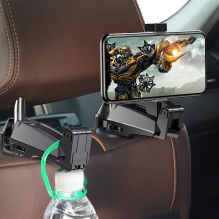 Baseus backseat vehicle holder car hanger phone holder 4.0&amp; 39 &amp; 39 -6.5&amp; 39 &amp; 39 for the headrest black