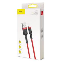 Baseus Cafule USB-A / Lightning 2A QC 3.0 cable 3 m - red