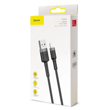 Baseus Cafule USB-A / Lightning 2A QC 3.0 cable 3 m - black and gray