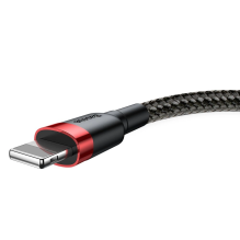 Baseus Cafule USB-A / Lightning 2A QC 3.0 cable 3 m - black and red