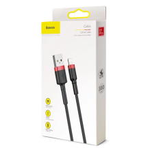 Baseus Cafule USB-A / Lightning 2A QC 3.0 cable 3 m - black and red