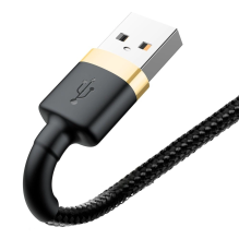 Baseus Cafule USB-A / Lightning 2A QC 3.0 cable 3 m - black and gold