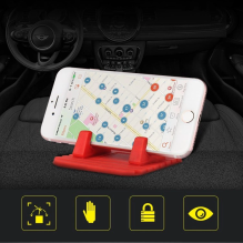 Universal car holder silicone phone stand nano pad black