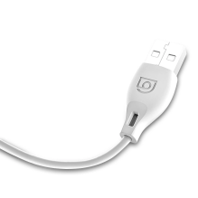 Dudao cable USB / Lightning cable 2.4A 1m white (L4L 1m white)