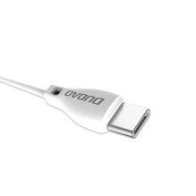 Dudao kabelis USB Type C 2.1A 1m baltas (L4T 1m baltas)