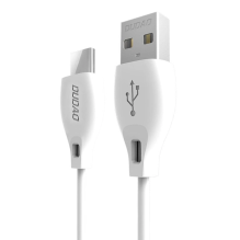 Dudao kabelis USB Type C 2.1A 2m baltas (L4T 2m baltas)