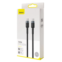 Baseus CATKLF-ALG1 USB-C - USB-C PD QC cable 100W 5A 2m - gray