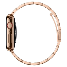 Spigen Modern Fit apyrankė, skirta Apple Watch 4/5/6/7/8/SE (38/40/41 mm) – rožinis auksas