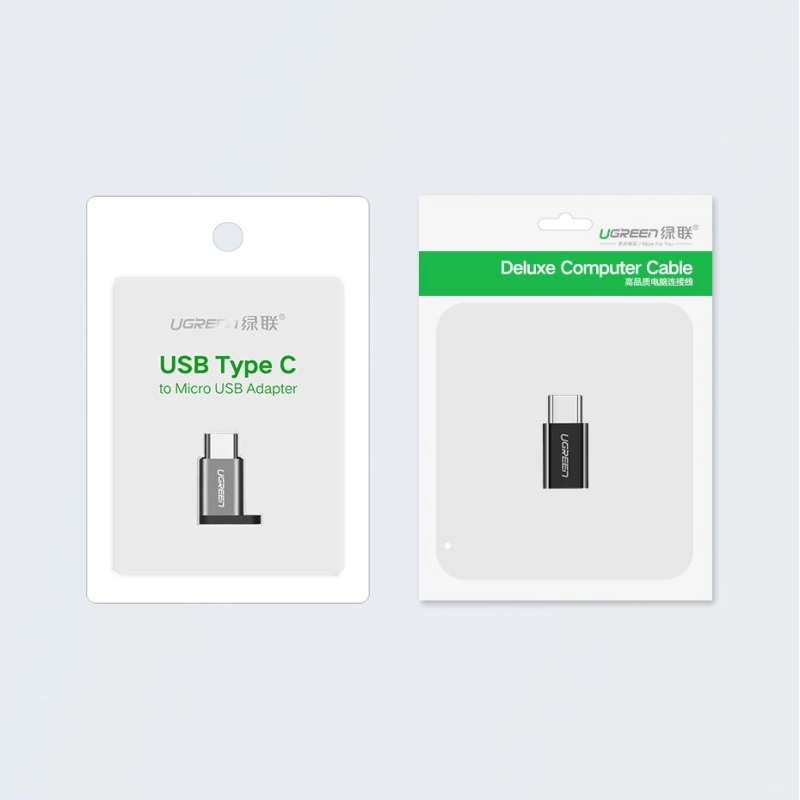 Ugreen adapter micro USB to USB Type C adapter black (30391)