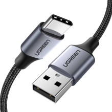 Ugreen US288 60128 USB-A / USB-C QC 3.0 3A 2m cable - gray