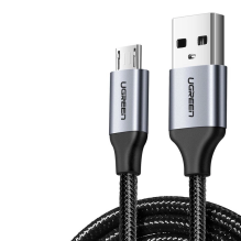 Ugreen US290 60146 USB-A / micro USB 2.4A cable 1m - gray