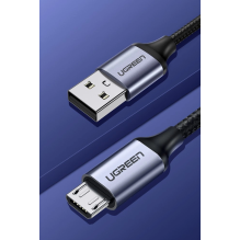 Ugreen US290 60146 USB-A / micro USB 2.4A cable 1m - gray