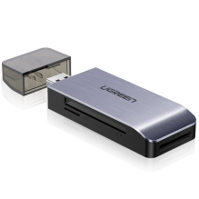 Ugreen SD / micro SD / CF / MS card reader for USB 3.0 gray (50541)