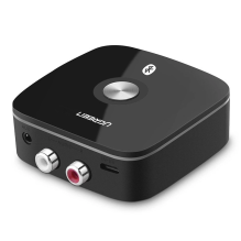 Ugreen adapterio imtuvas Bluetooth 5.1 aptX 2RCA / 3,5 mm mini lizdas juodas (40759)