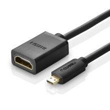 Ugreen cable adapter cable HDMI adapter - micro HDMI 19 pin 20cm black (20134)