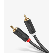 Ugreen AV104 10518 audio cable 2RCA (male) / 2RCA (male) 2m - gray