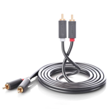 Ugreen AV104 10520 audio cable 2RCA (male) / 2RCA (male) 5m - gray