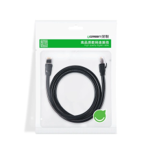 Ugreen kabelis interneto tinklo kabelis Ethernet patchcord RJ45 Cat 8 T568B 2m juodas (70329)