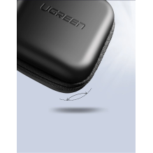 Ugreen case for headphones 8 cm x 8 cm black (40816)