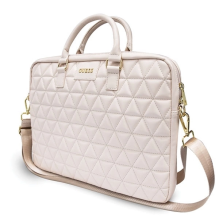 Guess Quilted bag for a 16&quot; laptop - pink