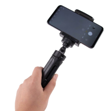 Mini trikojo asmenukių lazdelės laikiklis telefono kamerai GoPro 16 - 21 cm juodas