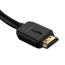 „Baseus“ kabelis HDMI 2.0 4K 60 Hz 3D HDR 18 Gbps 3 m juodas (CAKGQ-C01)