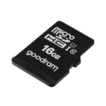 Goodram Microcard 16 GB micro SD HC UHS-I 10 klasės atminties kortelė, SD adapteris (M1AA-0160R12)