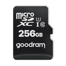 Goodram Microcard 256 GB micro SD XC UHS-I 10 klasės atminties kortelė, SD adapteris (M1AA-2560R12)