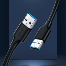 Ugreen cable USB 2.0 cable (male) - USB 2.0 (male) 0.5 m black (US128 10308)