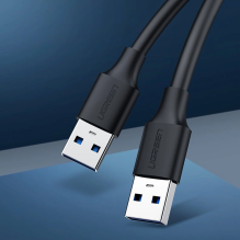 Ugreen cable USB 2.0 cable (male) - USB 2.0 (male) 0.5 m black (US128 10308)