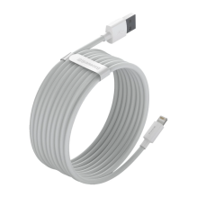 „Baseus“ 2x USB laidas – žaibiškas įkrovimas Maitinimo tiekimas 1,5 m baltas (TZCALZJ-02)