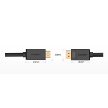 Ugreen unidirectional DisplayPort to HDMI Cable 4K 30Hz 32 AWG 1.5m Black (DP101 10239)