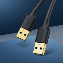 Ugreen US128 10370 USB-A 3.0 / USB-A 3.0 5Gb / s cable 1m - black