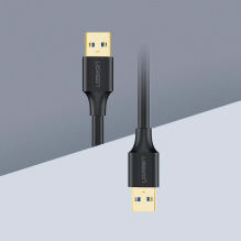 Ugreen US128 10370 USB-A 3.0 / USB-A 3.0 5Gb / s cable 1m - black