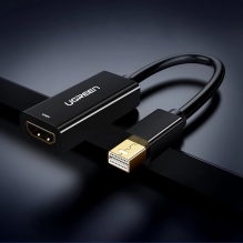 Ugreen MD112 10460 mini DisplayPort (vyriškas) / HDMI (moteriškas) FHD 1080p adapteris – baltas