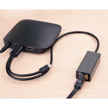 Ugreen external network card RJ45 - USB 2.0 100 Mbps Ethernet black (CR110 20254)