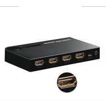 Ugreen jungiklio skirstytuvo jungiklis HDMI – 3x HDMI 3D 4K 7,5 Gbps 36 bitai kanale juoda (40234)