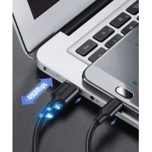 Ugreen US289 60137 micro USB / USB-A laidas 1,5 m - juodas