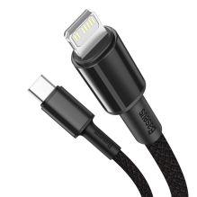 Baseus CATLGD-A01 Lightning - USB-C PD 20W 480Mb / s 2m cable - black