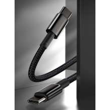 Baseus CATWJ-01 USB-C - USB-C PD QC cable 100W 5A 1m - black