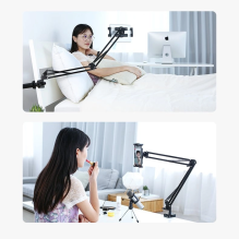  ON RETURN Ugreen holder tripod folding arm for the table desk for the phone, tablet black and gray (50394)